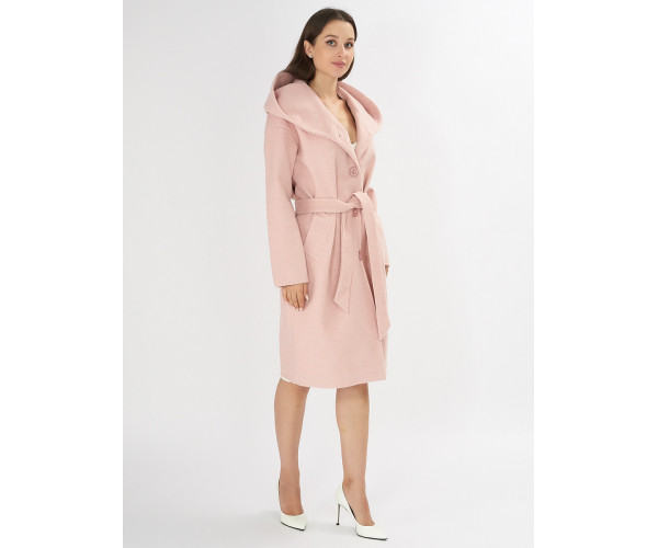 Пальто демисезонное розового цвета 42116R