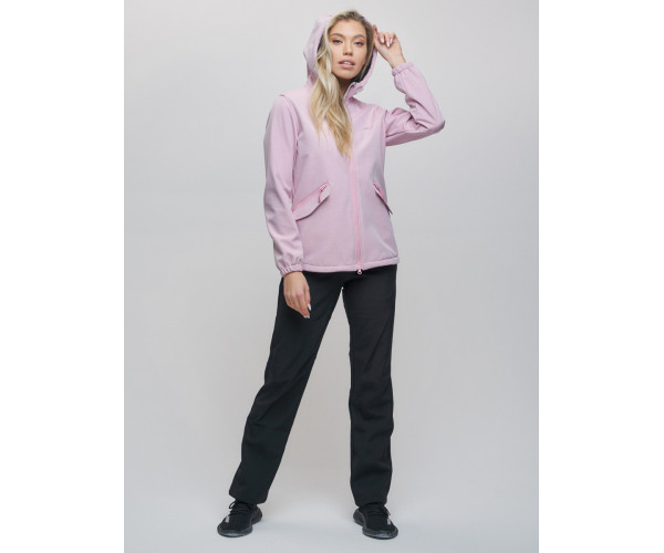 Костюм женский  розового цвета 020014R