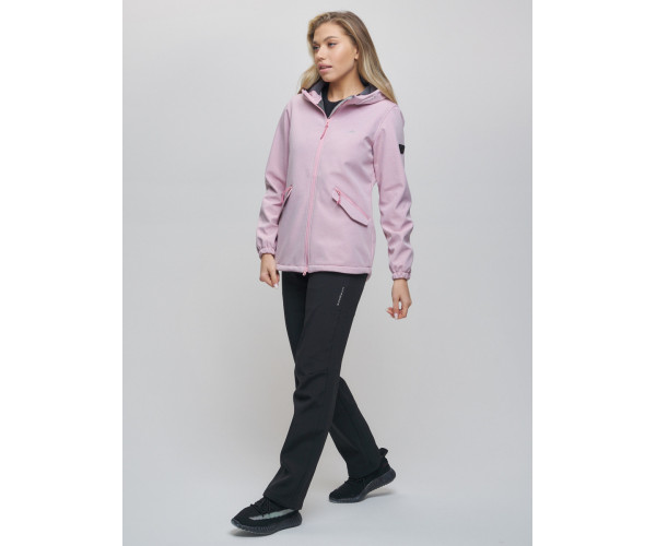 Костюм женский  розового цвета 020014R