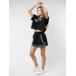 Костюм шорты и топ черного цвета 21117Ch