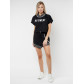 Костюм шорты и топ черного цвета 21117Ch