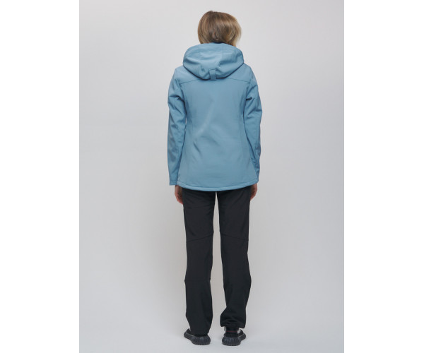 Костюм  женский голубого цвета 02032Gl