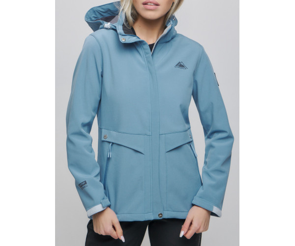 Костюм  женский голубого цвета 02032Gl