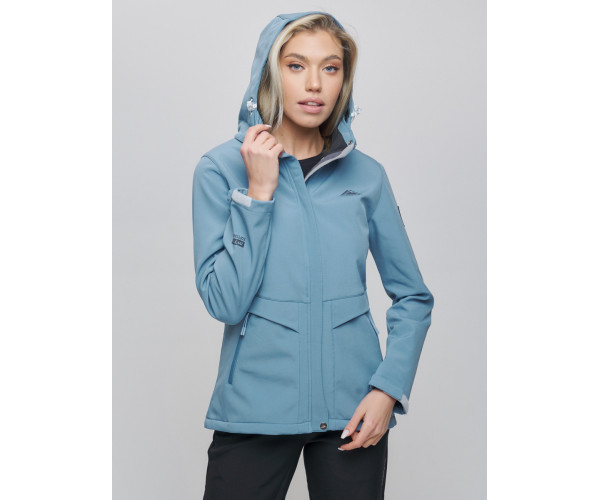 Костюм  женский голубого цвета 02032Gl