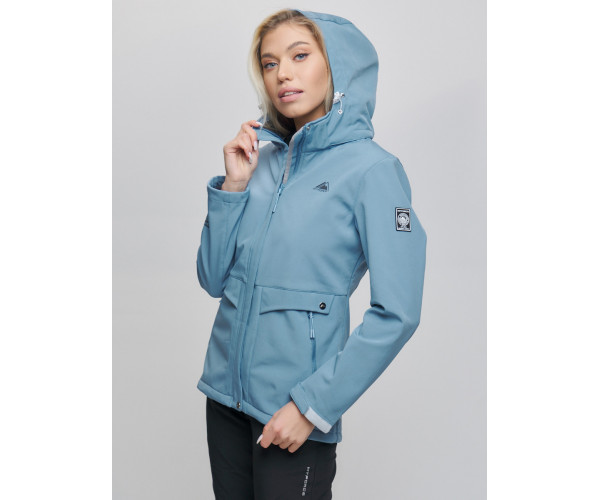 Костюм  женский голубого цвета 02032Gl