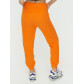 Штаны джоггеры женские оранжевого цвета 1302O