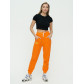 Штаны джоггеры женские оранжевого цвета 1302O