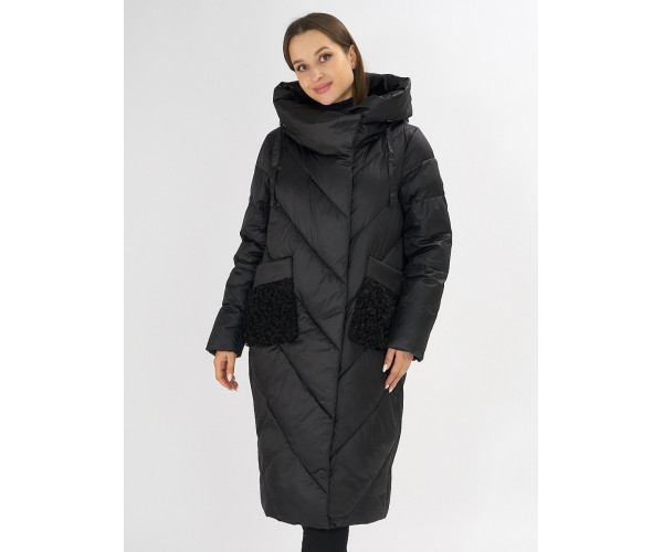 Куртка зимняя черного цвета 72185Ch