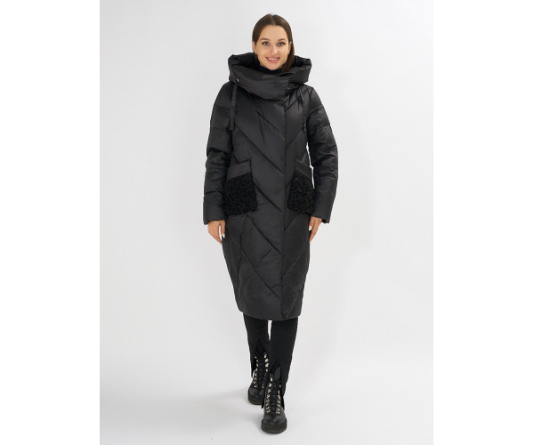 Куртка зимняя черного цвета 72185Ch