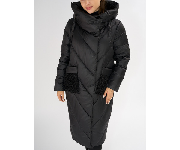 Куртка зимняя черного цвета 72185Ch