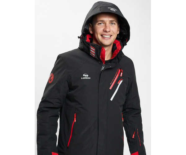 Горнолыжная куртка мужская черного цвета 77010Ch