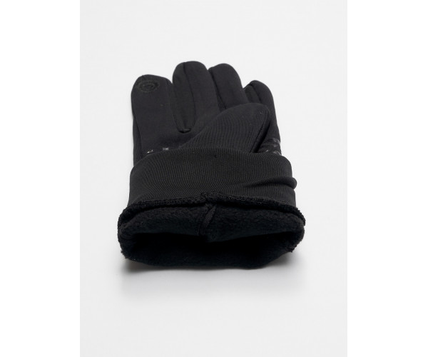Спортивные перчатки демисезонные женские черного цвета 644Ch