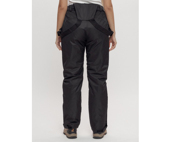 Горнолыжный костюм женский темно-синего цвета 668TS