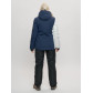 Горнолыжный костюм женский темно-синего цвета 668TS