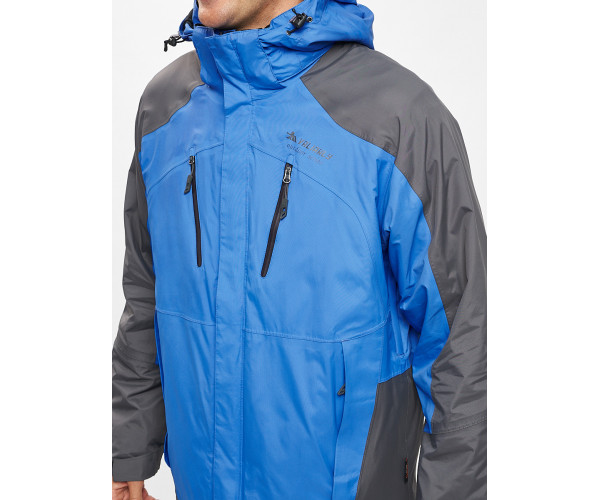 Куртка демисезонная 3 в 1 синего цвета 12005S