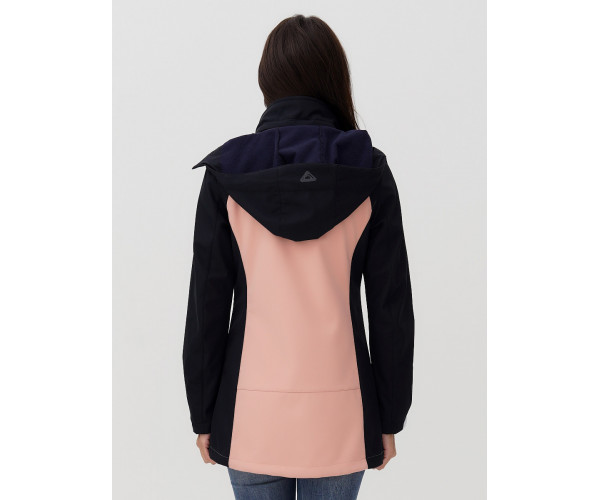 Ветровка  женская розового цвета 2030R