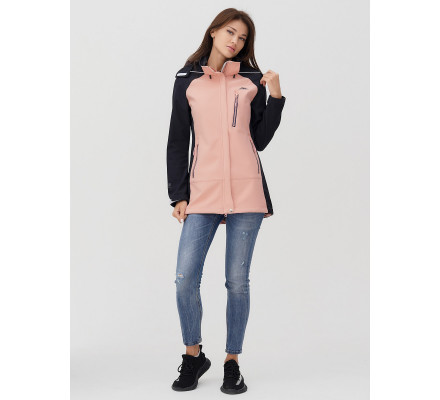 Ветровка  женская розового цвета 2030R