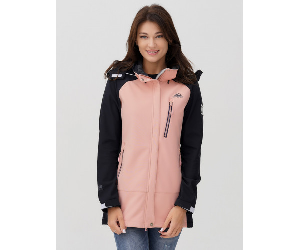 Ветровка  женская розового цвета 2030R