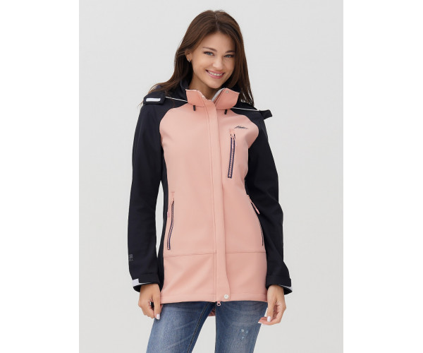 Ветровка  женская розового цвета 2030R