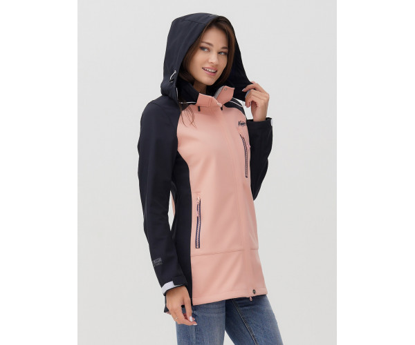 Ветровка  женская розового цвета 2030R