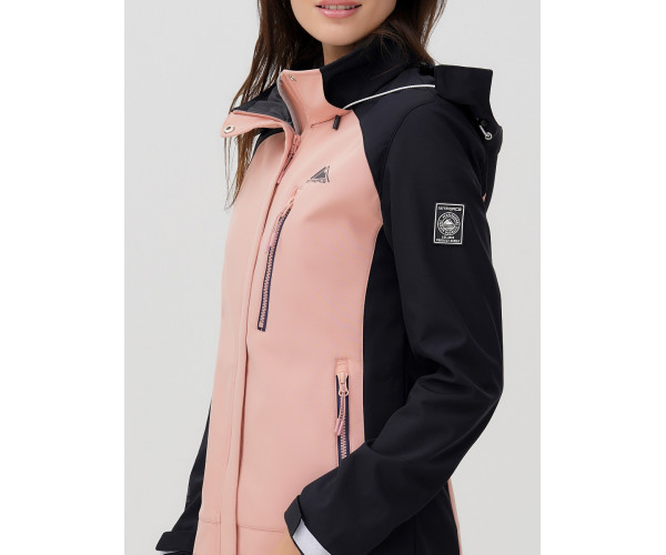 Ветровка  женская розового цвета 2030R