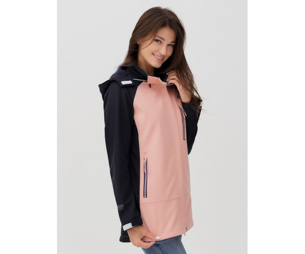 Ветровка  женская розового цвета 2030R