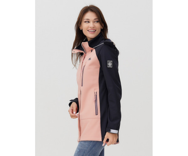 Ветровка  женская розового цвета 2030R