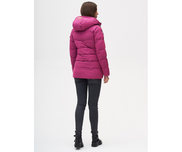 Куртка зимняя  малинового цвета 2080M