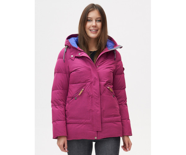 Куртка зимняя  малинового цвета 2080M