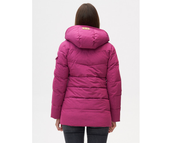 Куртка зимняя  малинового цвета 2080M
