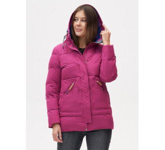 Куртка зимняя  малинового цвета 2080M