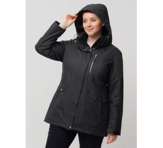 Горнолыжная куртка  bigsize темно-серого цвета 2047TC