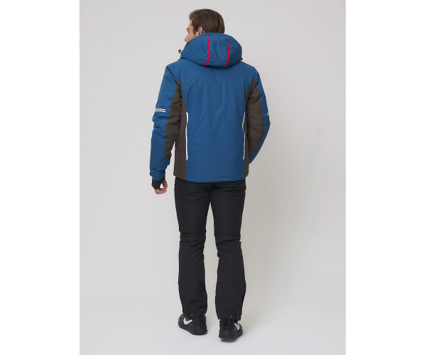 Мужская зимняя горнолыжная куртка  синего цвета 1971-1S