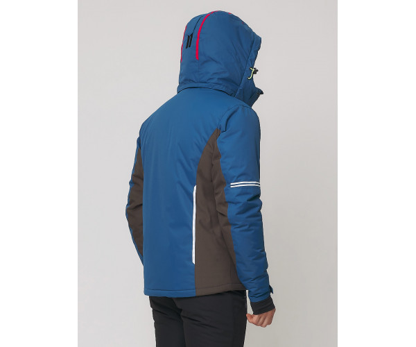 Мужская зимняя горнолыжная куртка  синего цвета 1971-1S