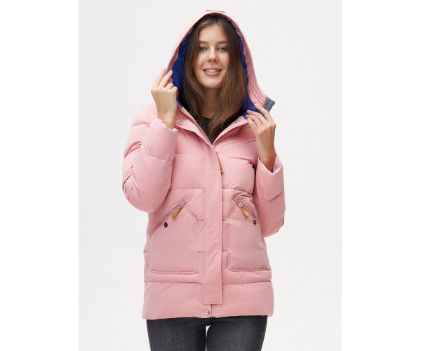 Куртка зимняя  розового цвета 2080R