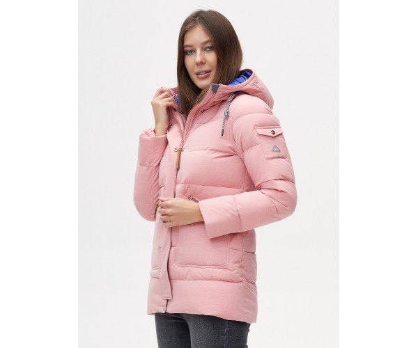 Куртка зимняя  розового цвета 2080R
