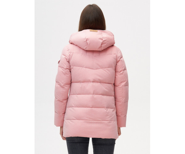 Куртка зимняя  розового цвета 2080R