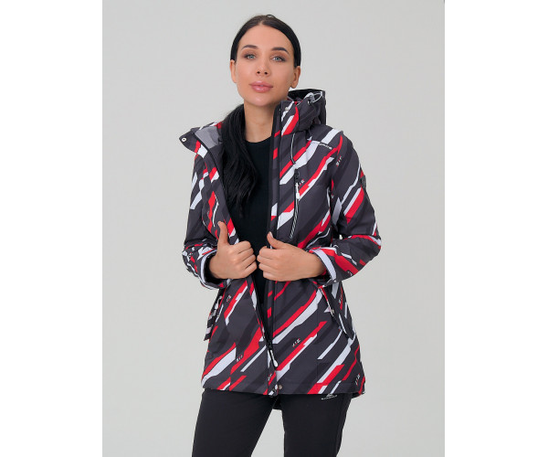 Костюм женский softshell красного цвета 01923-1Kr