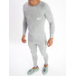 Термобелье мужское светло-серого цвета 2208SS
