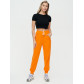 Спортивные брюки женские оранжевого цвета 1306O