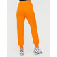 Спортивные брюки женские оранжевого цвета 1306O