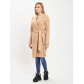 Пальто демисезонное бежевого цвета 41903B