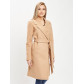 Пальто демисезонное бежевого цвета 41903B
