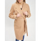 Пальто демисезонное бежевого цвета 41903B