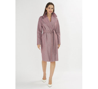 Пальто демисезонное фиолетового цвета 42038F