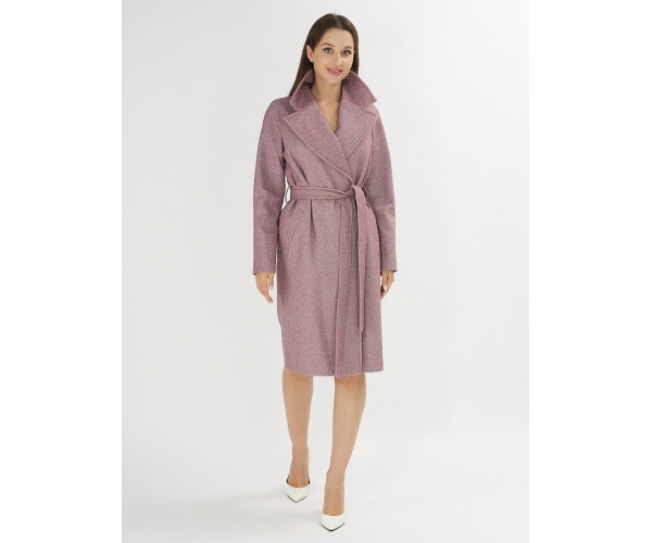 Пальто демисезонное фиолетового цвета 42038F