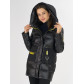 Куртка зимняя черного цвета 7501Ch
