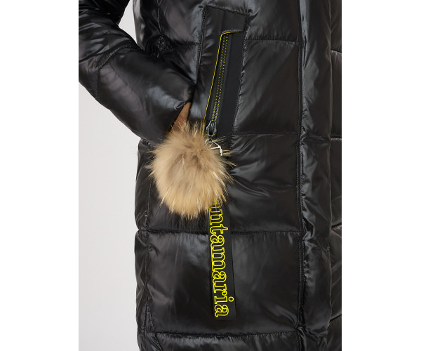 Куртка зимняя черного цвета 72168Ch