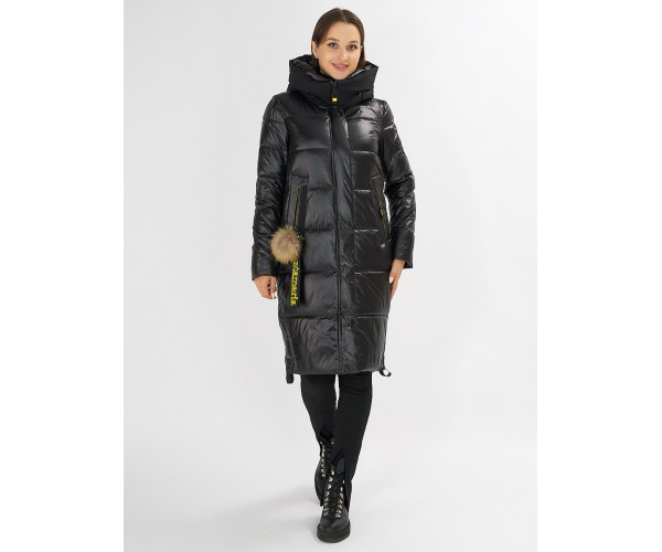 Куртка зимняя черного цвета 72168Ch