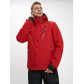 Горнолыжная куртка мужская красного цвета 77010Kr